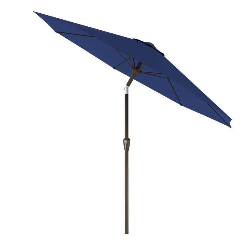  Parasol de marché avec manivelle, Marine