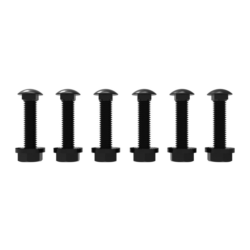 Estate Gloss Black Steel Fastener Kit