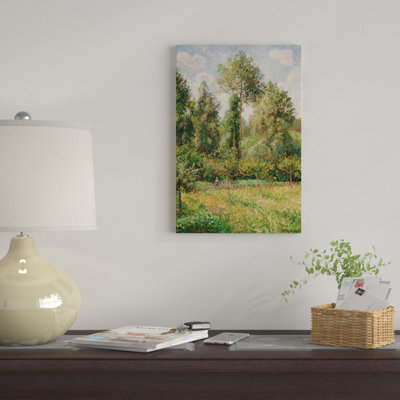 « poplars, eragny », reproduction sur toile