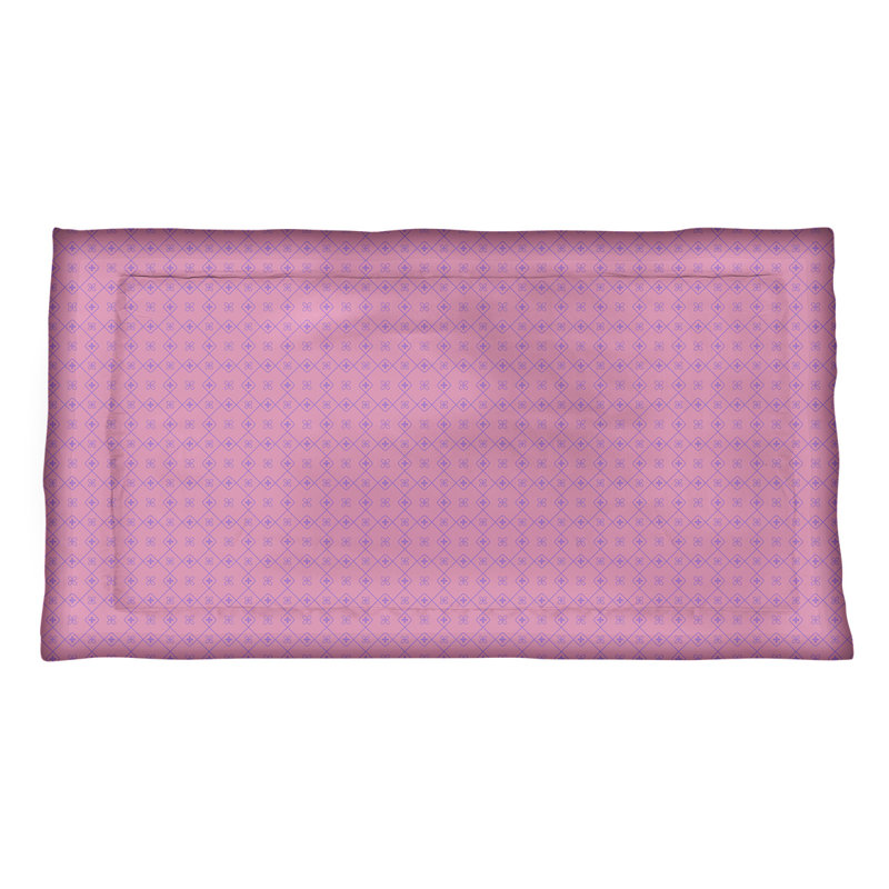 Taie décorative Enveloppe, Simple standard, Polyester, Rose / Mauve
