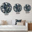 Chinoiserie avec oiseaux et pivoines VII - Horloge murale traditionnelle-60327954