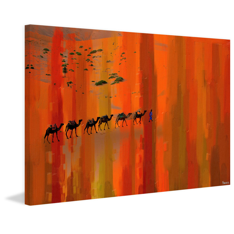 « bir anzarene » par parvez taj,, reproduction d’art sur toile tendue, 16 po x 24 po