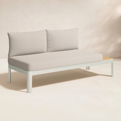 Brix 68" Teak Patio Loveseat