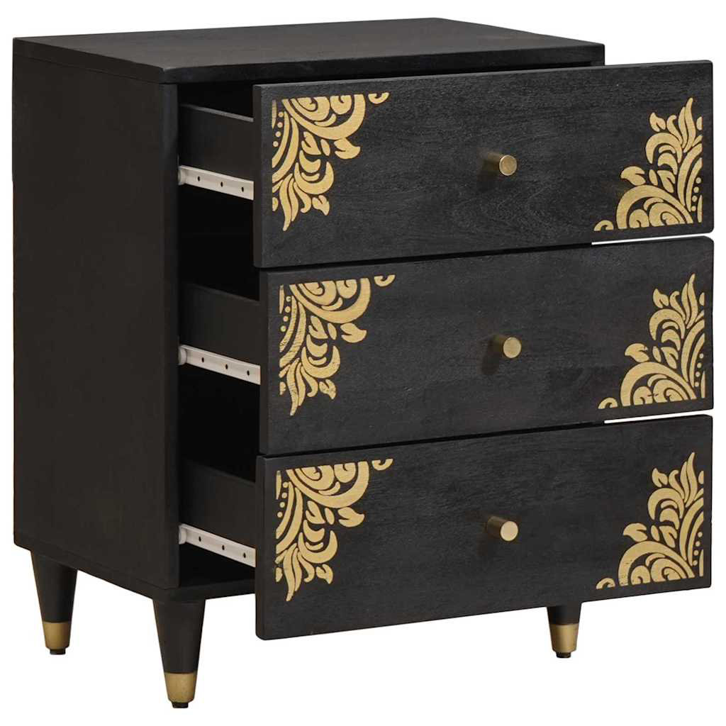 50cm W Solid Wood Bedside Table
