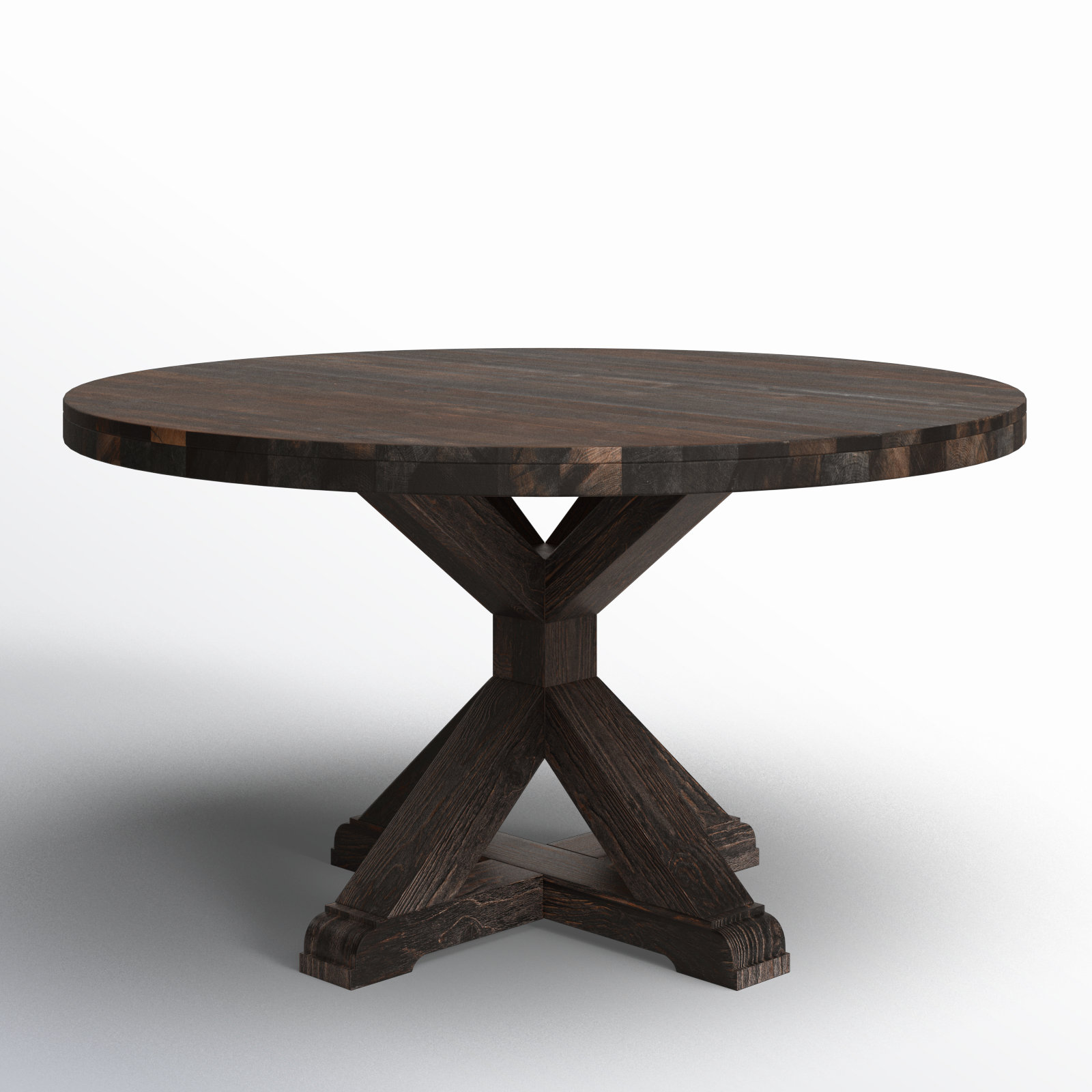Bianca Round Solid Wood Dining Table