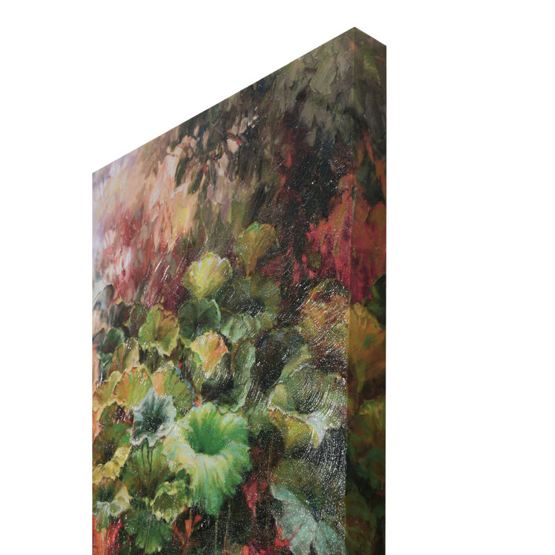 Le Beau Giclee by AFD Home 11158364 Enchanting Pond Diptych Gallery Wrap, 36-Inch by 48-Inch