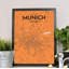 Munich City Map - No Frame Print-1079944750