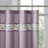 Serene Faux Silk Embroidered Floral Shower Curtain-356701366-356701362