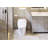Heated Seat Smart Toilet, Fountain Wash, Warm Dryer, Remote Control, LED Night Light, Easier Clean