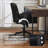 28" Wide-Seat Office Chair with Flip-Up Arms, Available in Sherpa, Chenille & Faux Leather-1293125586