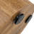 Ensemble de tables basses modernes et minimalistes de trois tables basses en MDF à motif de marbre. La table cylindrique avec son motif peut être facilement intégrée dans une variété de styles d'intérieur.