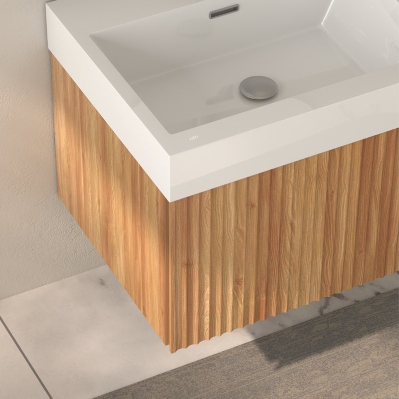 Meuble-lavabo mural 24 po avec lavabo intégré