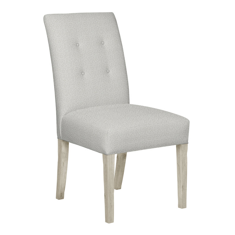 Chaise d'appoint à dossier boutonné Vanguard Butler, Coton Callaloo, Navajo