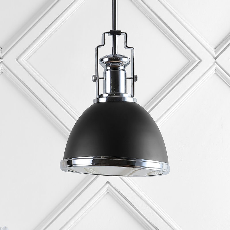 Staub 1 - Light Pendant, Chrome/Black, 12.25" H x 10" W x 10" D