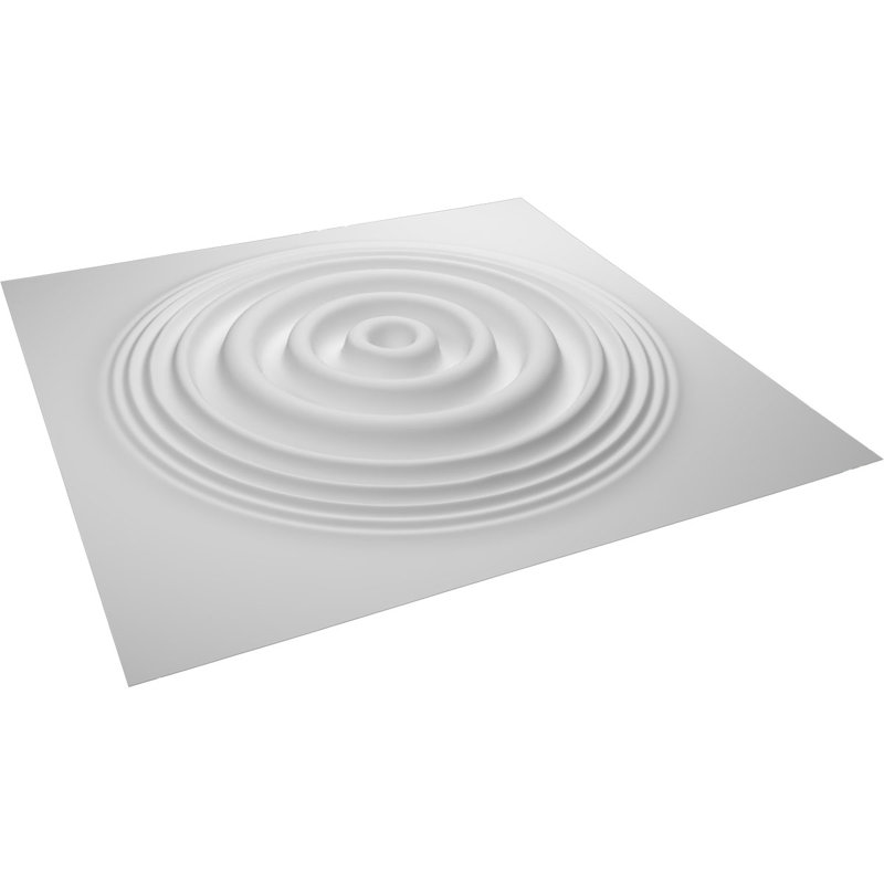 19 5/8"W X 19 5/8"H Shallows Endurawall Decorative 3D Wall Panel Covers 53.49 Sq. Ft. (20/PK)