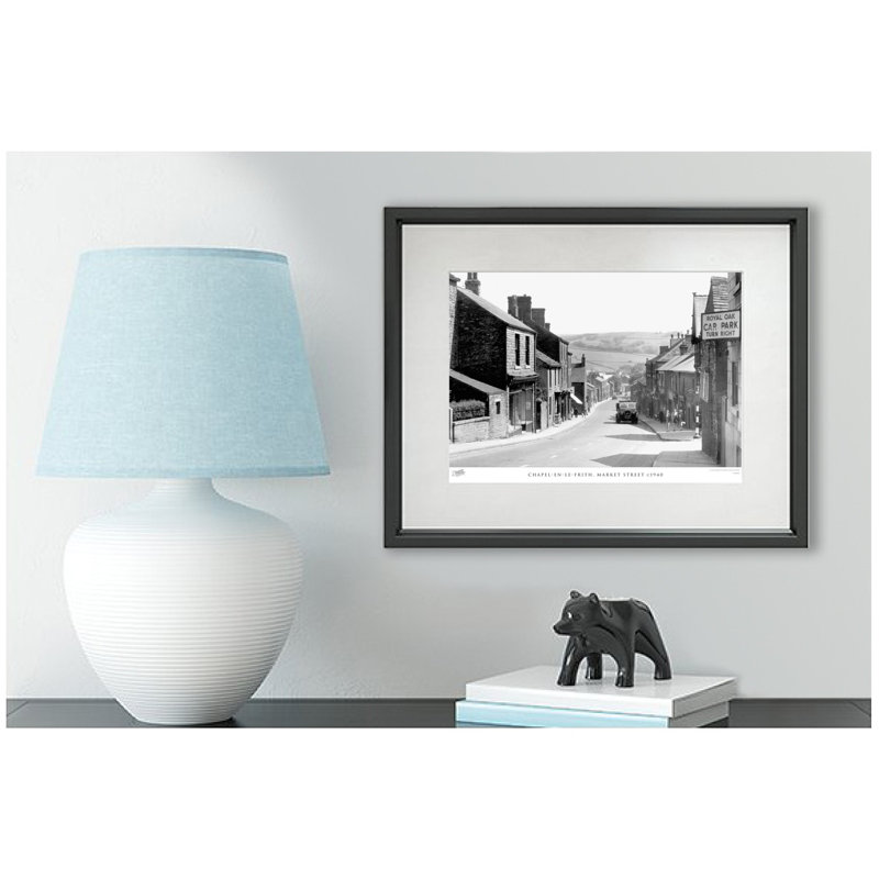 Chapel En Le Frith, Market Street C1940 - Single Picture Frame Print, 28cm H x 36cm W x 2.3cm D