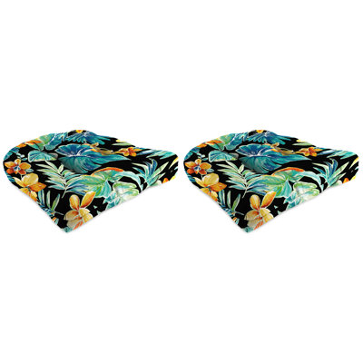 Contoured Outdoor Wicker Seat Cushion