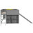 Mapleton All-in-One Low Loft Bed With Storage Shelves And Slide-124611210