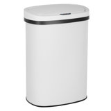 Steel Kitchen Trash Can - 13 Gallons