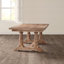 Table de salle à manger à tréteaux en bois massif 76 po McKew
