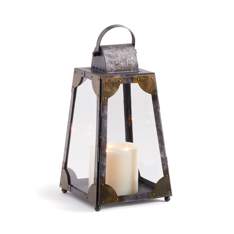 Idora Lantern, 18.5" H x 10" W x 10" D