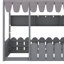 Lit de maison avec garde-corps, tente et lumières, cadre de lit en bois avec 3 tablettes de rangement-966234769-966234774