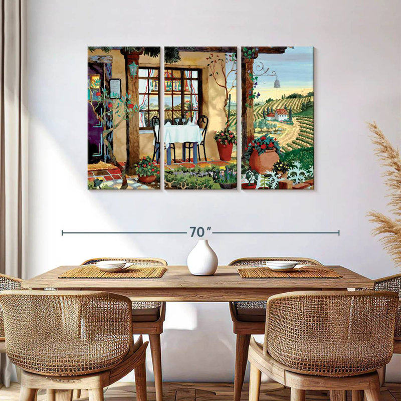 Alvord «A Taste Of Wine Country», H 36 po x l 57 po