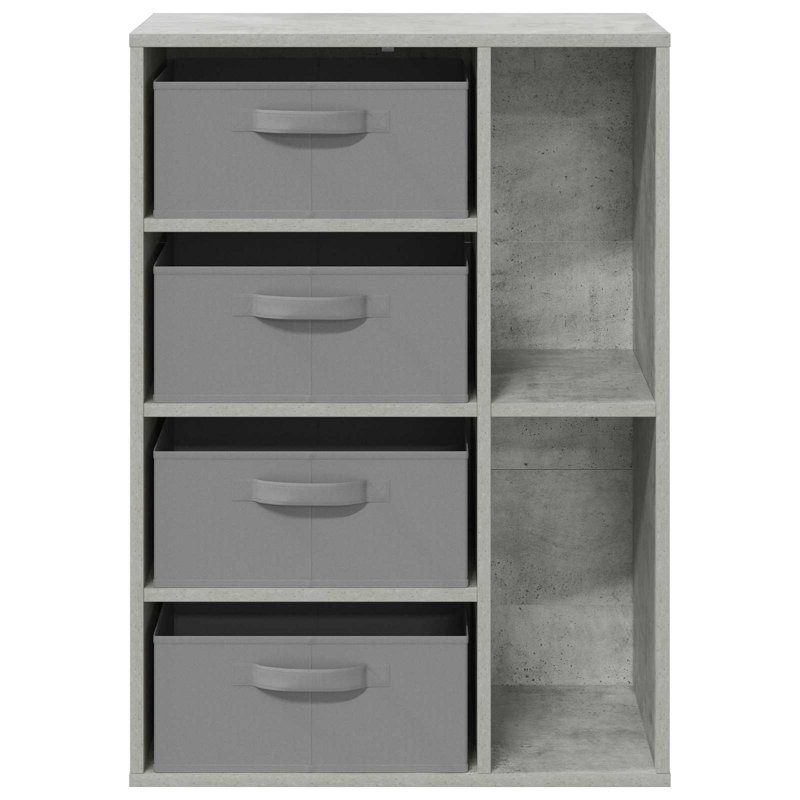 60cm Sideboard, Concrete Grey