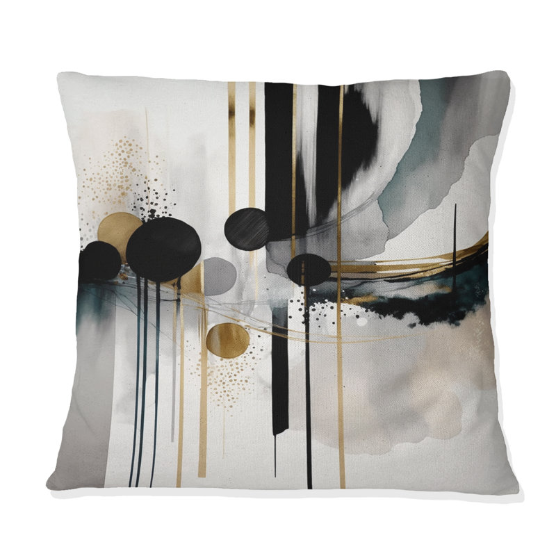 Coussin décoratif abstrait à formes abstraites V - Abstract Shapes