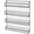 21 inch 4-Tier Wall Spice Rack Organizer