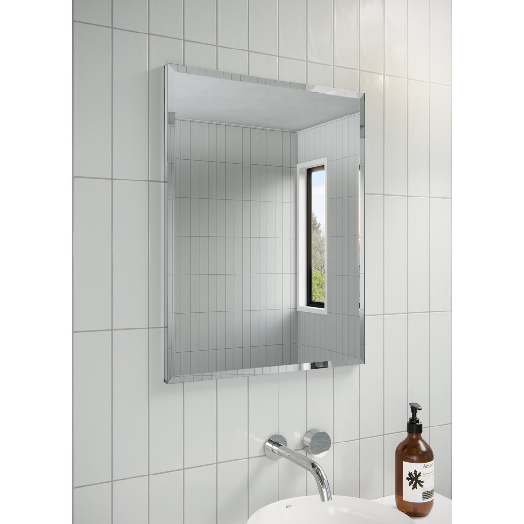 One Door Aluminum Medicine Cabinet Glass Warehouse