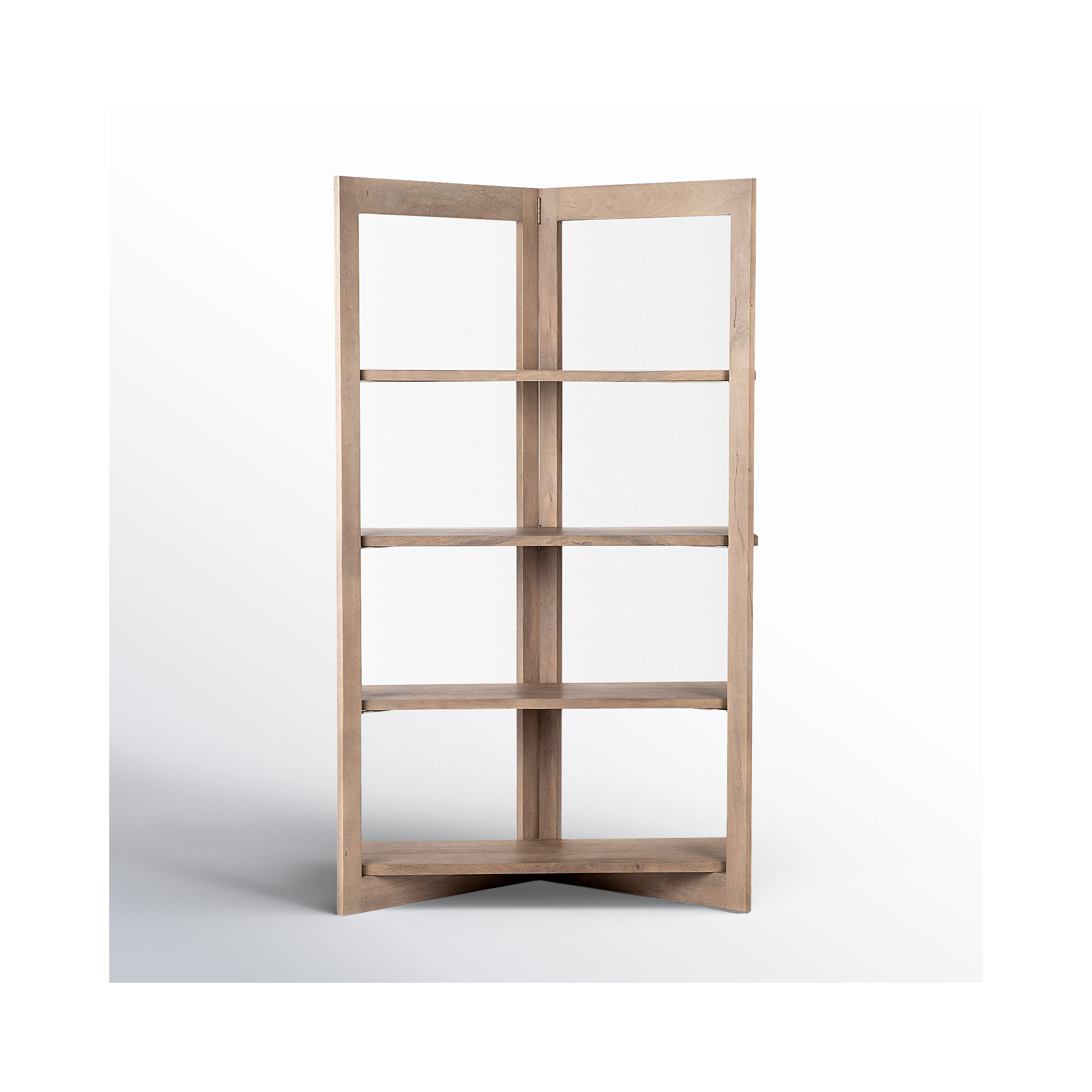 Siya Narrow Corner Bookcase