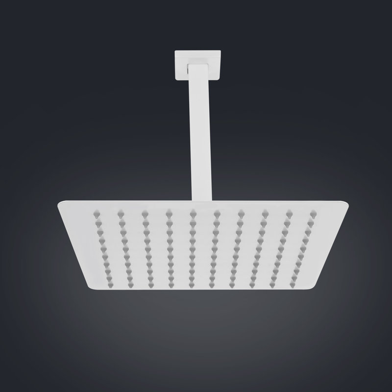 Pomme de douche fixe Rain, Blanc