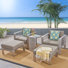 Caggiano 2 - Person Patio Conversation Set with Cushions