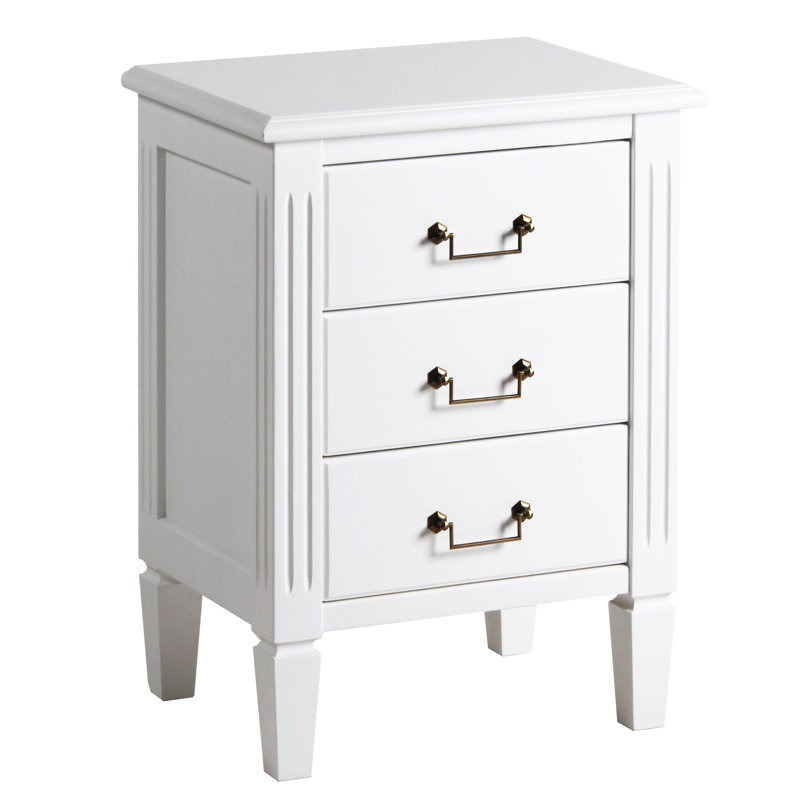 Capri 50cm W Solid Wood Bedside Table