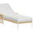 Durable Outdoor Chaise Lounge Outdoor Chaise Lounge Set with Table , Cushion Included
