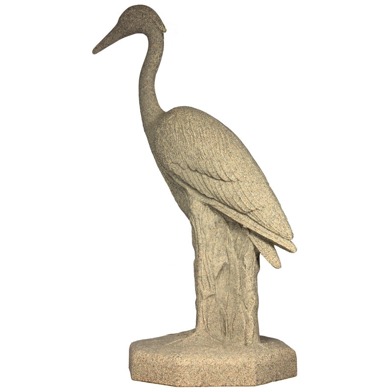 Statue héron oiseaux aquatiques, Sable