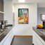 «Red Wine and Cheese» par Tim Nyberg, art mural en verre acrylique, 12 po x 16 po-766405117