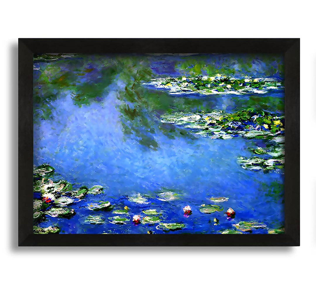 Monet Seerosen im Garten von Monet Gerahmter Druck