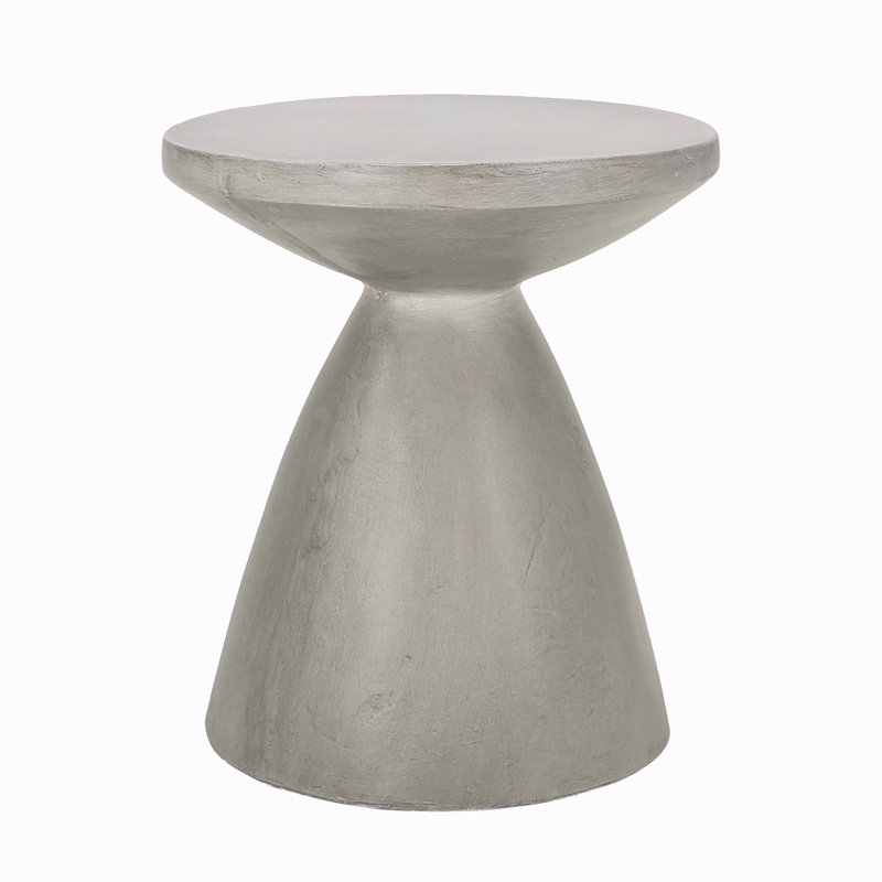 Outdoor Lightweight Concrete Side Table