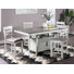 Fulkerson 5-Piece Counter Height Extendable Rubberwood Solid Wood Dining Set