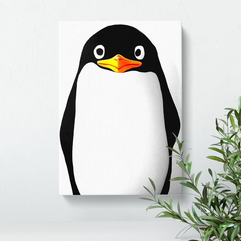 Spectacular Penguin - Wrapped Canvas Print, 76cm H x 50cm W x 3cm D