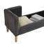 Banc de rangement en velours côtelé 65 W-1567515785