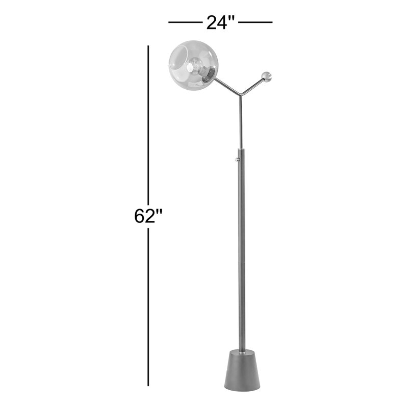 Calcott 62'' Matte Task Floor Lamp
