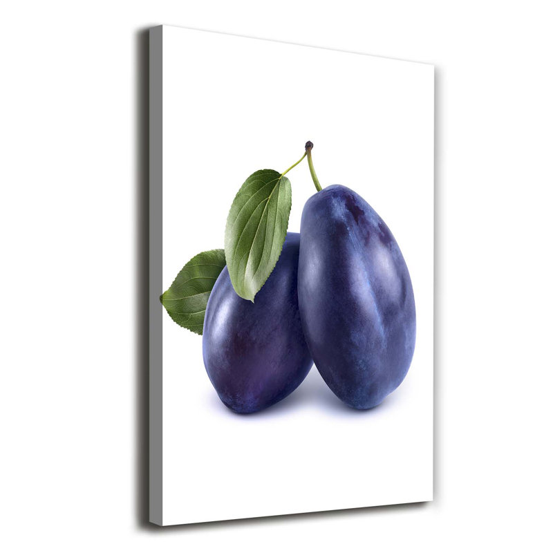 Plums - Wrapped Canvas Print