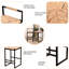 2 Water Hyacinth Woven Backed Bar Stools - Stable Counter Height Chairs For Kitchen, Dining, Office 2Pc Weave Included For Offices, Cafes 15.33" W X31.5'' H