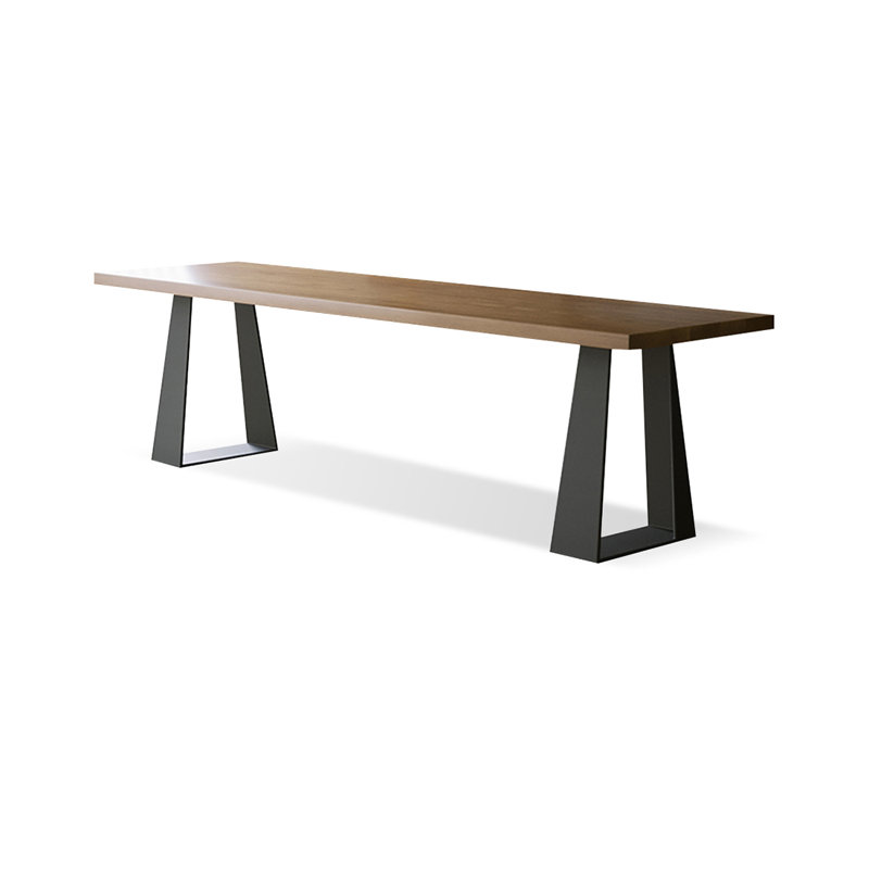 Walnut Rectangular Solid Wood Writing desk, 29.53"H*78.74"W*23.62"D