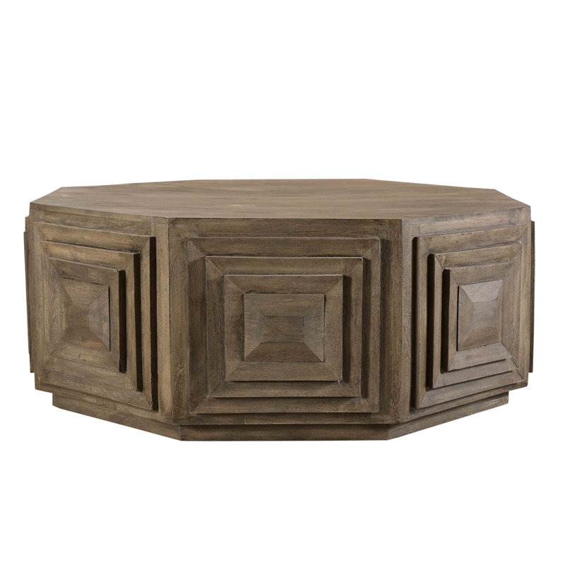 Solid Wood Top Coffee Table