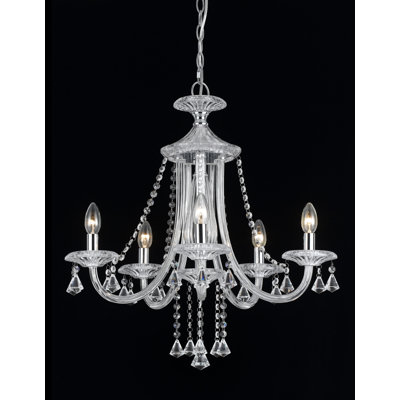 5 - Light Candle Style Chandelier