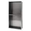 Double tablette 13 "X 25" en acier inoxydable pour niche de douche-1490376857